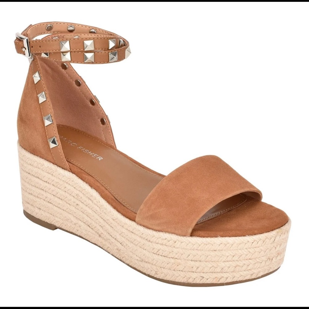 Marc Fisher Suede Flatform Wedges